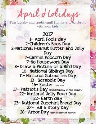 16 Fun Holidays to Celebrate in April Fun Holidays To Celebrate, April Holidays, Monthly Holidays, National Holiday Calendar, Funny Holidays, Silly Holidays, April Activities, National Sibling Day, Fun Holidays