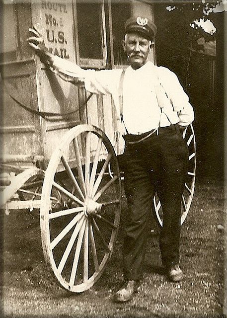 Mail Carrier in the 1800's.  Brought letters and news and helped make America united through the best and worst of times. Old Post Office, Going Postal, Mail Carrier, Vintage Life, History Lessons, Historical Events, Mail Art, Vintage Pictures, Old West