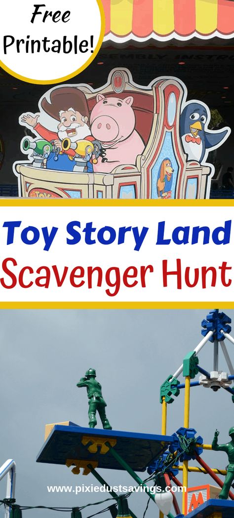 Toy Story Land Scavenger Hunt with free printable. Add more fun to your Holly Studios Day with this free printable activity! #hollywoodstudios  #toystoryland #wdw #nowmorethanever #disneyvacation #floridavacation #disneyonabudget Disney Wonder Cruise, Toy Story Land, Disney On A Budget, Disney Vacation Planner, Free Printable Activities, Screen Free Activities, Walt Disney World Vacations, Disney World Tips And Tricks, Disney Tips