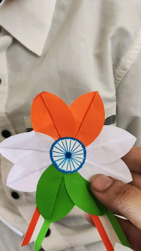 Super easy n beautiful tricolour independence day badge#shorts#ytshorts#diy#band#tricolor#art#v… in 2022 | Baby crafts diy, Hand crafts for kids, Paper crafts diy tutorials Independence Day Badge, Kids Paper Crafts, Baby Crafts Diy, School Kids Crafts, Flag Crafts, Book Crafts Diy, Preschool Arts And Crafts, Hand Crafts For Kids, Handmade Paper Crafts