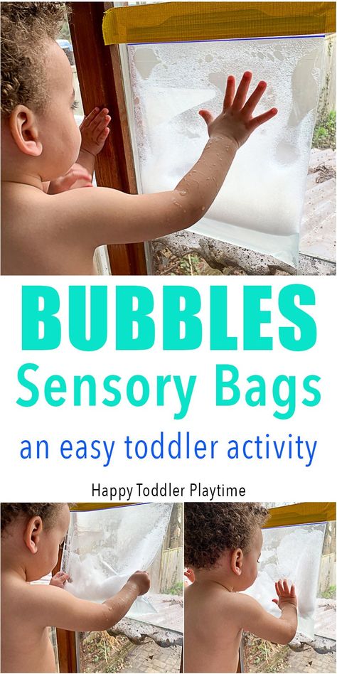 Bubbles Sensory Bags - HAPPY TODDLER PLAYTIME Need a simple activity that will keep your toddler busy while you make dinner? Check out this easy to make sensory bag idea using bubbles! #sensoryactivities #toddleractivities #babyactivities Toddler Bubble Activities, Circus Sensory Activities, Infant And Toddler Activities, Infant Teacher Ideas, Infant Teacher, Infant Sensory, Infant Activity, Bubble Activities, Red Bath