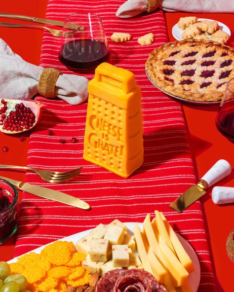 Whisps Is Offering Custom Edible 3D Cheese Carvings This Holiday Season | Kitchn Cheese Brands, Snack Brands, Cheese Crisps, Cheese Shop, Holiday Feast, Cheese Lover, Fruit Art, How To Make Cheese, Christmas Market