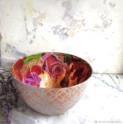 Decoupage Bowls, Collage Decoupage, Decoupage On Glass, Reverse Decoupage, Hodge Podge Soup, Decoupage Glass Plates, Glass Plate Decoupage, Reverse Decoupage Plates, Decoupage Glass Plates With Fabric