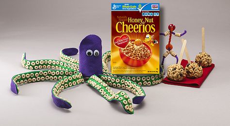 You only eat Cheerios for breakfast? Man, the Cheerios fun boat is sailing without ya. Jump aboard to discover 100 more things you can do with Cheerios! Cereal Treats, 100 Things To Do, Creative Stuff, Crafty Kids, Baking With Kids, Kids Food, Sunday School Crafts, Breakfast Foods, Kids Entertainment