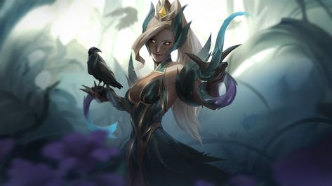 Coven Zyra, Zyra League Of Legends, Welcome Post, Halloween Banner, Lol League Of Legends, Christmas Banners, Coven, League Of Legends, Princess Zelda