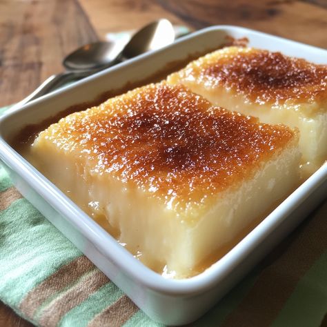 🍮✨ Indulge in Rich Cassava Pudding—a creamy, sweet Filipino treat that's perfect for any dessert craving! 🇵🇭🍮 #CassavaPudding #FilipinoDesserts Rich Cassava Pudding Ingredients: Cassava (2 cups, grated) Coconut milk (1 can, 400 ml) Condensed milk (1 can, 300 ml) Sugar (1/2 cup) Eggs (2, beaten) Vanilla extract (1 tsp) Water (1/2 cup) Butter (2 tbsp, for greasing) Instructions: Preheat oven to 350°F (175°C). Grease a baking dish with butter. Mix all ingredients in a bowl until well combine... Cassava Pudding, Instagram Recipes, Food Png, Filipino Desserts, Trending Recipes, Grated Coconut, Baking Dish, Condensed Milk, A Bowl