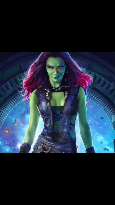 Guardians Of The Galaxy Gamora, Gamora Marvel, Black Cosplayers, Green Skin, Marvel Superhero Posters, Avengers Comics, Avengers Wallpaper, Marvel Comics Wallpaper, Nick Fury