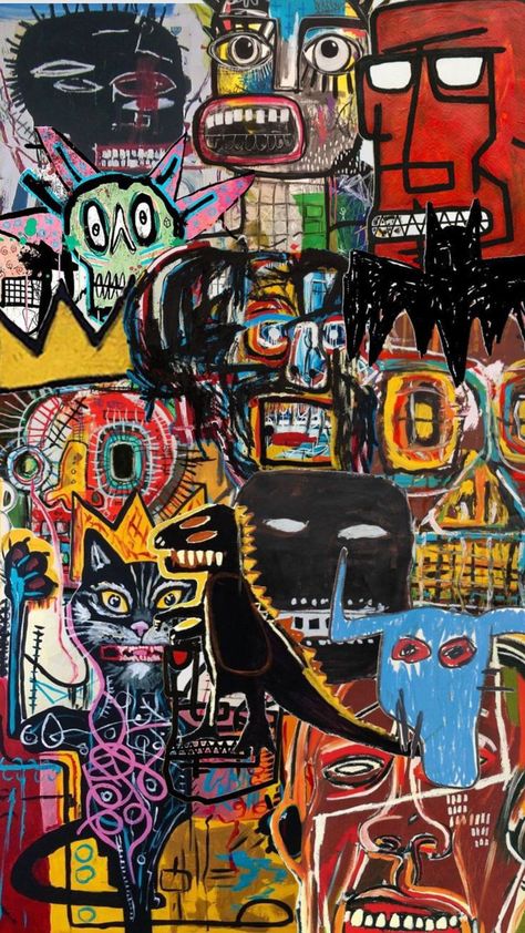 جوني ديب, Basquiat Art, Abstract Expressionist Art, Graphic Poster Art, Afrocentric Art, Graffiti Wallpaper, Tableau Art, Art Collage Wall, Funky Art