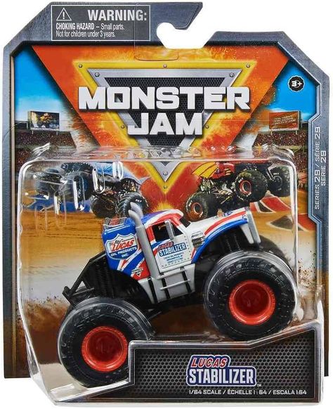 Monster Jam 1:64 Series 29 Lucas Stabilizer : Amazon.co.uk: Toys & Games Mohawk Warrior, Big Monster Trucks, Big Monster, Monster Games, Monster Jam, Video Games Pc, Electronic Toys, Baby Toddler Toys, Building Toys