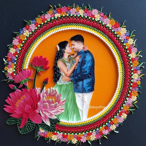 Embroidery Clock, Quilling Photo Frames, Quiling Paper Art, Quill Art, Diy Quilling Crafts, Quilling Flower Designs, Paper Quilling Cards, Quilling Work, Quilled Paper Art