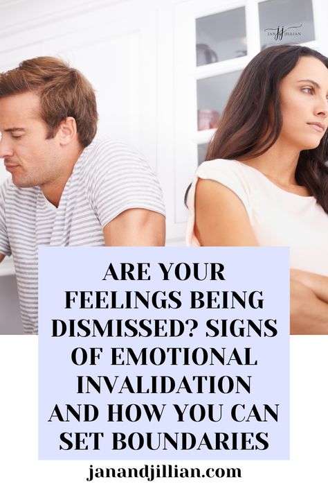 Are your feelings being dismissed? Signs of Emotional Invalidation and How You Can Set Boundaries #boundaries #healthyboundaries #boundarybadassbook #relationshipboundaries #relationshiprepair #healing #relationshiprecovery #marriagegoals #relationshpgoals Emotional Dumping Boundaries, Setting Boundaries In Marriage, Emotional Abandonment Marriage, Emotional Needs In Marriage, Emotional Invalidation, Healthy Boundaries Relationships, Emotional Abandonment, Boundaries In Marriage, Relationship Repair