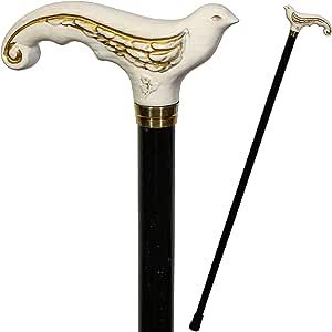 Amazon.com: Elegant Pretty Swallow Bird White Wood Carved Walking Stick Cane for Women Ladies Fashionable Dressy Designer Wooden Art : Health & Household Swallow Bird, Walking Stick, Wood Carved, Walking Sticks, Wooden Art, White Wood, Walking, Carving, For Women