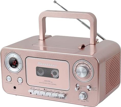 Pink Cd, Physical Media, Tiny Room, Portable Cd Player, Radio Cd Player, Retro Gadgets, Cassette Recorder, Pink Retro, Cassette Player