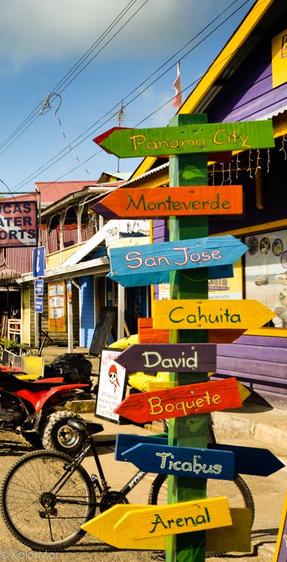 Which way to go? Lost in Bocas del Toro, Panama. Panama Culture, Panama Travel, Traveling Teacher, Central America Travel, Panama Canal, San Blas, Way To Go, Alberta Canada, Panama City Panama