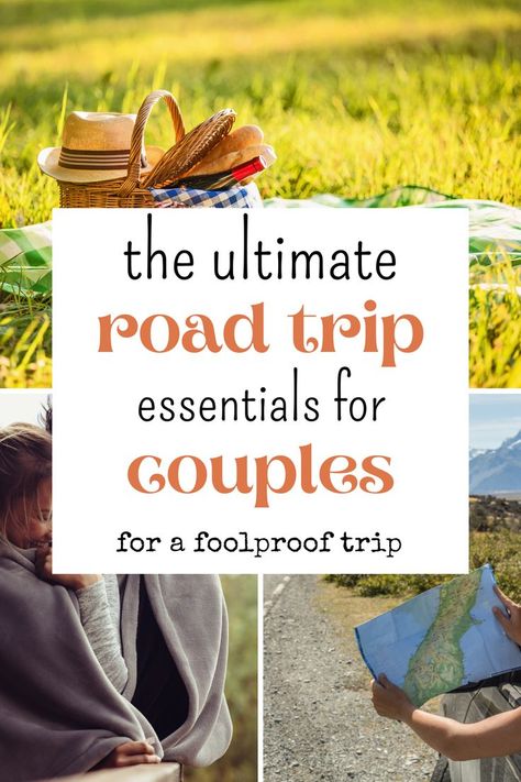 travel essentials Couples Road Trip, Road Trip Crafts, Ultimate Road Trip, Cross Country Road Trip, Trip Essentials, Road Trip Essentials, The Trip, Travel Couple, Significant Other