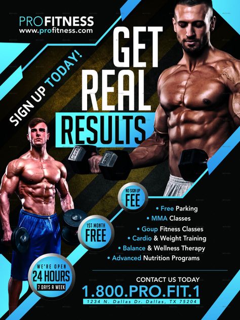 Gym & Fitness Posters or Flyer Gym Flyer, Gym Banner, Fitness Flyer, Gym Poster, Gym Art, Workout Posters, Visiting Card Design, Sports Flyer, Fitness Photos