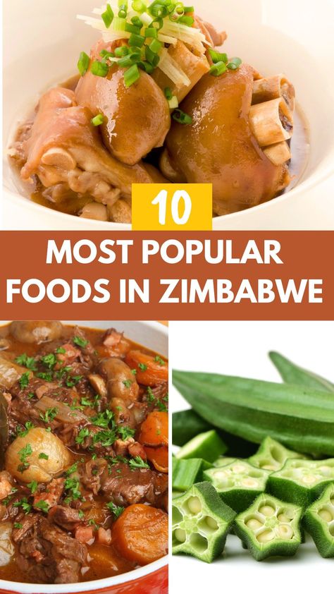 10 Most popular foods in Zimbabwe Zimbabwe Sadza Recipe, Zimbabwe Food Recipes, Sadza Zimbabwe, Zimbabwe Recipes, Zimbabwean Food, Peanut Butter Stew, Zimbabwe Food, Missions Conference, Ghanaian Food