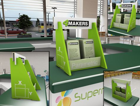 Counter Display Counter Display Design, Chip Stand Display, Portable Counter Display, Product Glorifier Display, Pos Display Design Creative, Display Shelf Design, Posm Display Design Ideas, Cardboard Display Stand, Pos Design