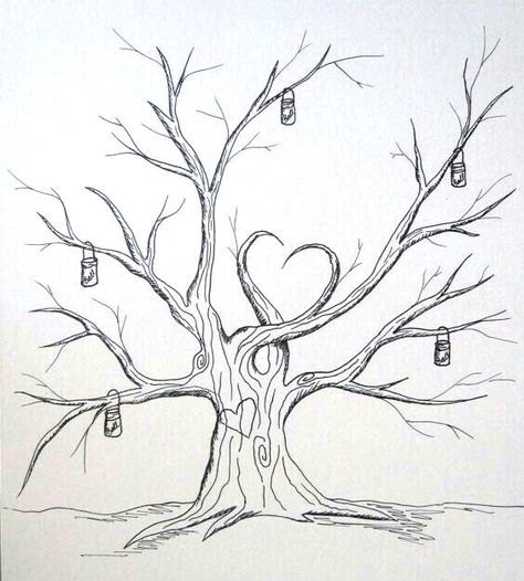 Family Tree Painting On Canvas, Tree Tattoo Drawings, Family Tree Mural, Family Tree Drawing, Tree Painting On Canvas, Family Tree Canvas, Family Tree Painting, Oak Tree Tattoo, Willow Tree Tattoos