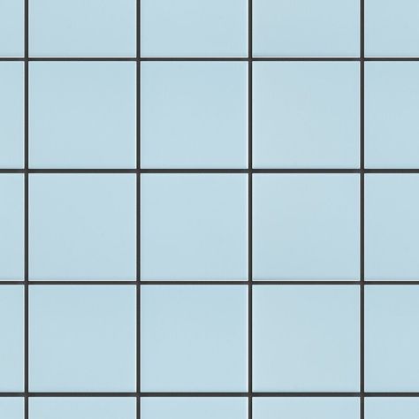 Supreme Tile 4" x 4" Porcelain Grid Mosaic Wall & Floor Tile & Reviews | Wayfair Tile Swatches, Blue Tile Wall, Tiled Wall, Coloured Grout, Bath Inspiration, Tile Texture, Colourful Tile, Blue Tile, Tiles Texture