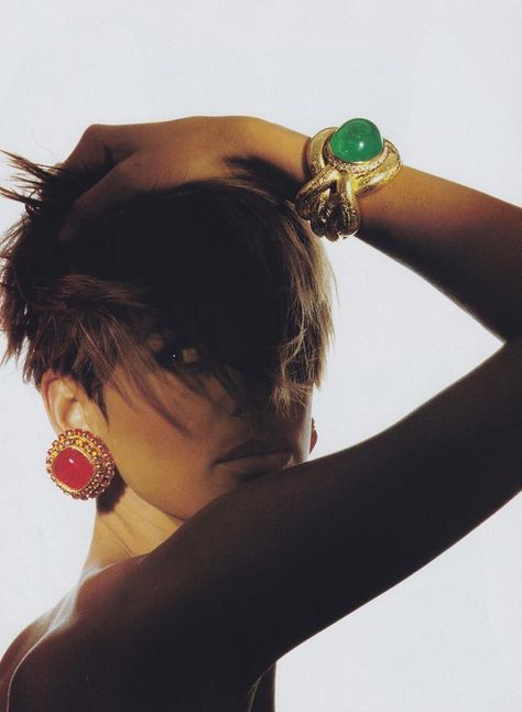 Shopping the Archive: Our Favorite Big Bold Earrings Inspired by the 1980s in Vogue | Vogue The 80s Fashion, Jelly Bracelets, 80s Jewelry, Oversized Hoop Earrings, Irving Penn, 80s Earrings, Trending Bracelets, Vogue Us, Trending Necklaces