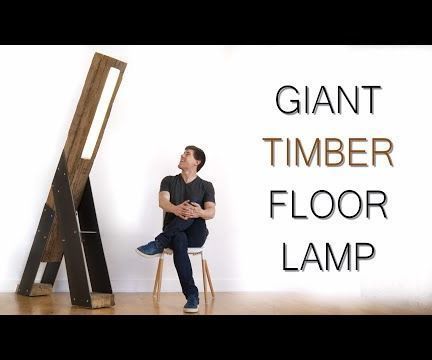 Giant Reclaimed Timber LED Floor Lamp W/ Music Reactive LEDs Diy Floor Lamp, Reclaimed Beams, Diy Music, Lamp Wood, Timber Beams, Reclaimed Lumber, Diy Workshop, Led Diy, Man Room