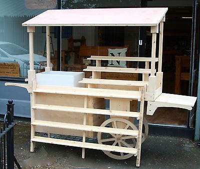 Market Cart, Vendor Cart, Market Stall Display, Stall Display, Wooden Cart, Sweet Carts, Market Stands, Food Cart Design, Craft Booth Displays