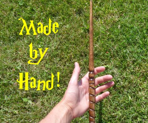 If you've read Harry Potter, or at least seen the movies, then you know that a wizard's wand is a very important tool. You also know that wizards and witches have some level of attachment to their wands, and perhaps vice versa, as "the wand chooses the wizard." I'm no wizard, but I like making things and I like Harry Potter, so I made my version of a wand from the world of Harry Potter. I don't have a magical attachment to it, but the time spend meticulously carving it led to an at... The Wand Chooses The Wizard, Handmade Harry Potter, Harry Potter Wands, Wooden Wand, Harry Potter Spells, Wizard Wand, Harry Potter Wand, Harry Potter Crafts, Harry Potter Diy