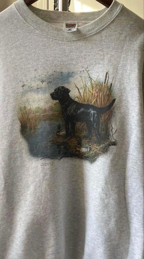 T Shirt Over Sweatshirt Outfit, Shirt Over Sweatshirt Outfit, Vintage Washed Sweatshirt For Winter, Vintage Winter Shirt, Vintage Crew Neck Winter Hoodie, Vintage Winter Crew Neck Top, Vintage Animal Sweatshirt, Dog Mom Life, Granola Outfits