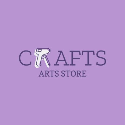 Arts & Crafts Logo Maker | Online Logo Maker | Placeit (Page 4) Craft Business Logo Ideas, Art Store Logo, Logo For Art Page, Arts And Crafts Logo, Crafting Logo, Stationery Store Design, Crafts Logo, Shower Candles, Canva Course