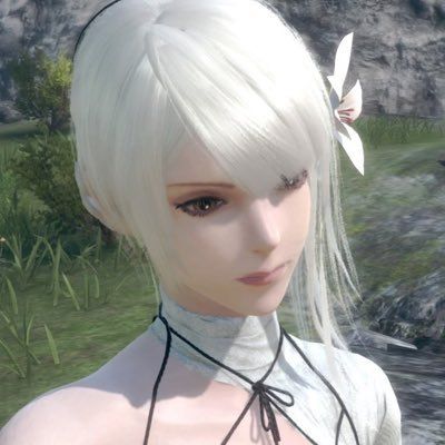 Kaine Nier, Nier Replicant, Black And White, On Twitter, Twitter, Hair, Black