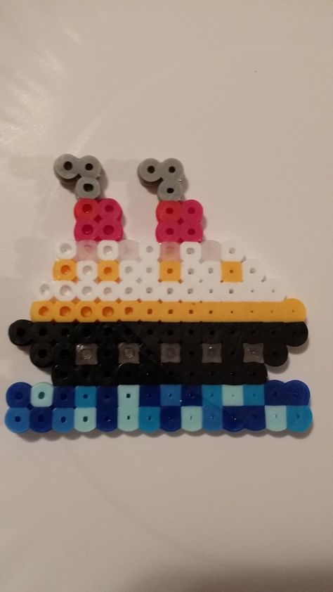 Disney Cruise Perler Beads, Beads Designs, Bead Ideas, Perler Beads Designs, Cruise Line, Disney Cruise Line, Perler Bead, Disney Cruise, Bead Designs