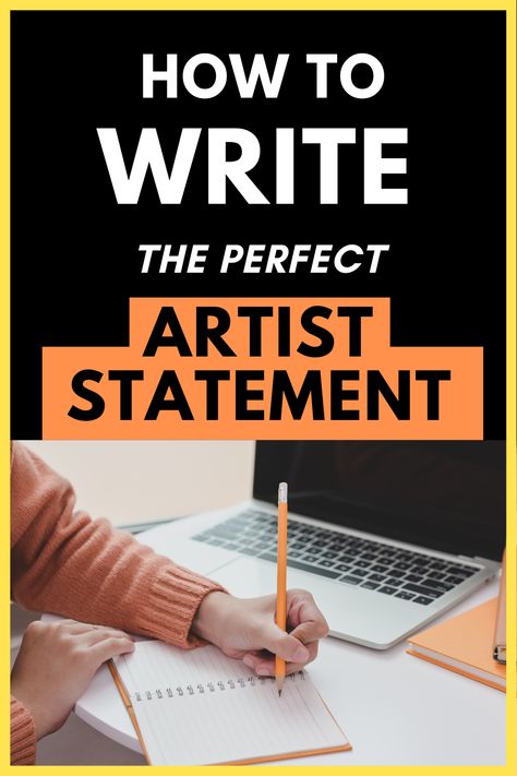 Artist Statement Examples, Artist Statement Template, Art Tips For Beginners, Portfolio Tips, Artist Marketing, Copy Writing, Career Ideas, Jobs In Art, Learn Business