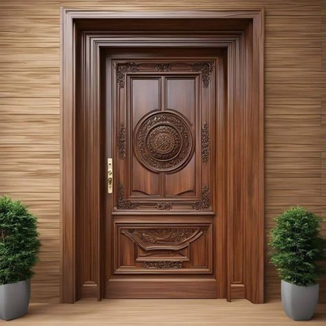 Wooden Main Door designs ✨️| Door Designs ✨️ . . . . . . #door #doordesign #doordesigns #woodworking #doubledoor #woodworkingproject #doorstyle #sethiglassplywood #trendingdesign #interiordesign #populardesigns #interiorideasdaily #homedecor #trendingpost #reelitfeelit #explorepage #viralpost #fypシ゚viralシfypシ゚viralシalシ #foodreview #diwalihampers #homestyling #menhealthcare #quickhairstyles Wooden Single Door Design, Main Door Design Wooden, Main Door Wooden, Luxury Main Door, Entrance Wooden Door Design, Laminate Door Design, Door Design Wooden, Main Door Designs, Single Main Door Designs