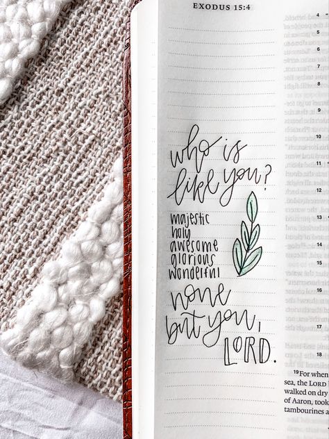 Letters To God Journal, Bible Verse Drawing, Aesthetic Markers, Exodus Bible Journaling, Earthy Office, Bible Journaling Asethic, Bullet Journal Christian, Bible Study Journaling, Journal Ideas For Christian’s