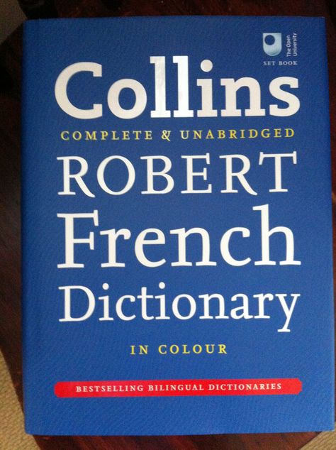 My new colossal French dictionary - I love it! Dictionary Aesthetic, French Dictionary, I Love It, Cambridge, Love It, Gift Ideas, I Love, Book Cover, Quick Saves