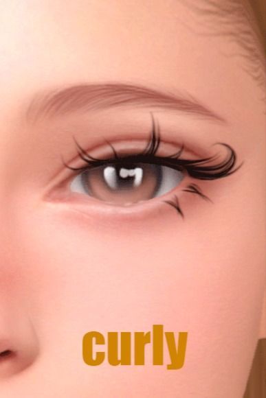 Curly Eyelashes, Sims 4 Cc Eyes, Die Sims 4, Sims 4 Tsr, Sims 4 Cas Mods, The Sims 4 Skin, Sims Packs, Sims 4 Anime, Pelo Sims