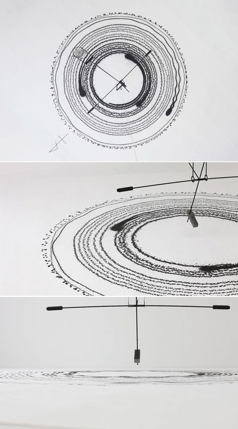 Magnetic Field Art, Magnetic Sculpture, Gravity Art, Field Recording, Magnetic Art, Magnet Drawing, Speculative Design, Installation Ideas, Drawing Machine