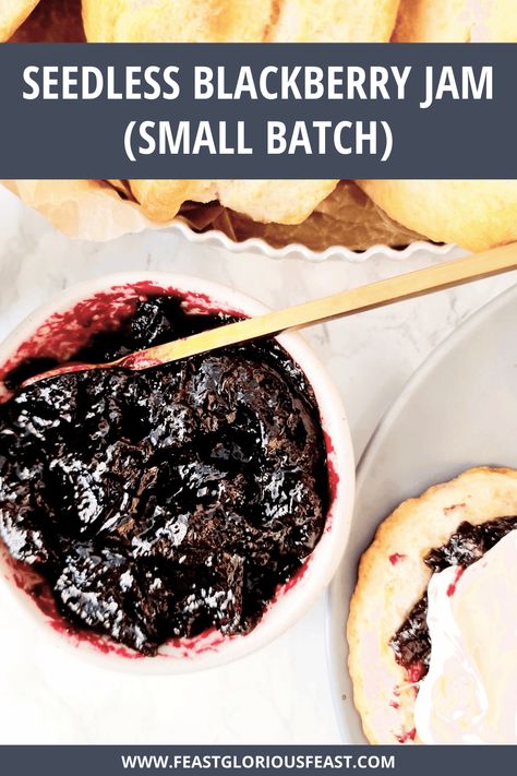 How To Make Blackberry Jam, Blackberry Jam Recipe With Pectin, Blackberry Jam Recipe, How To Make Blackberry Jam Easy, Blackberry Preserves, Blackberry Preserves Recipe, Blackberry Jam Recipe No Pectin, Seedless Blackberry Freezer Jam Recipe, Seedless Blackberry Jam Recipe