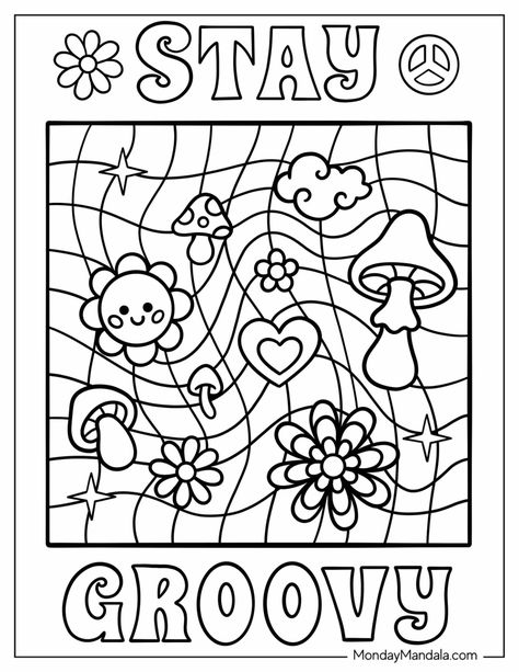 Outlined Drawings, Hippie Coloring Pages, Drawing Outlines, Stick Drawings, Quote Coloring Pages, Detailed Coloring Pages, Free Adult Coloring Pages, Unicorn Coloring Pages, Easy Coloring Pages