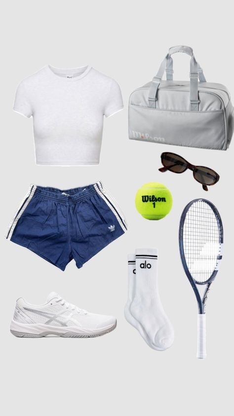 #tennis #tennisoutfit #wimbledonfashion #tennisoutfits Tennis Girl Outfit, Tennis Lifestyle, Tennis Outfit Aesthetic, Wimbledon Fashion, Golf Inspiration, Tennis Outfit, First Day Of School Outfit, Tennis Shorts, Outfits Polyvore