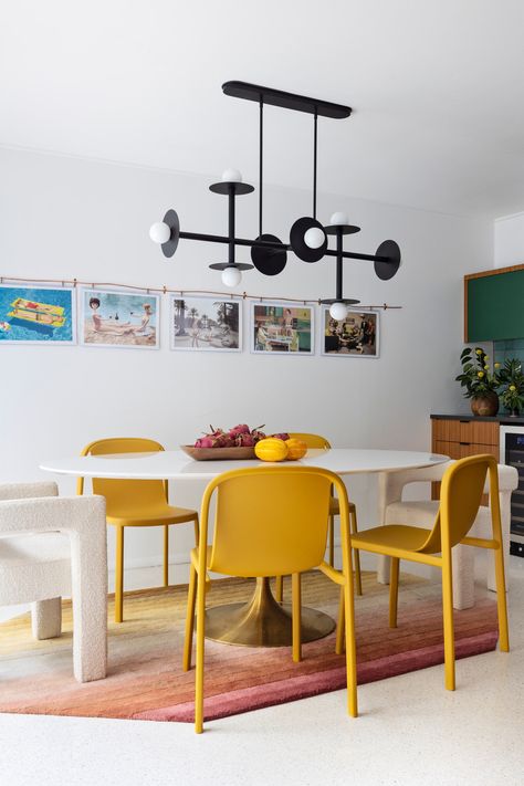 Palm Springs Dining Room, Palm Springs Kitchen, Palm Springs Interior Design, Palm Springs Interior, Palm Springs Homes, Palm Springs Decor, Upper West Side Apartment, Mesa Oval, Butterfly Roof