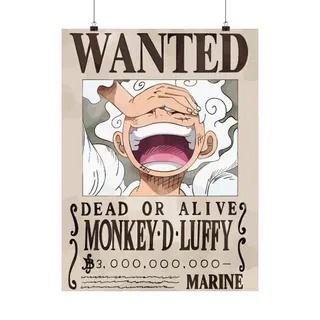 AnimaniaUniverse - Etsy Luffy Bounty Poster, Monkey D Luffy Bounty, Luffy Bounty, One Piece Cartoon, Luffy Gear 5, One Piece Wallpaper Iphone, Gear 5, One Piece Luffy, Anime One