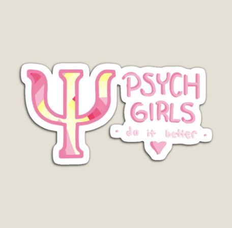 psychology,psychology symbol,psychology student,psych student,school psych,counseling,counselor,teacher,pink,yellow,yellow sticker,pink and yellow sticker,pink sticker,women in stem,women in psychology,feminism,woman empowerment,mental health,mental health is important,psychology sticker,psych sticker,college sticker,university,school counseling,psychology professor,pink and yellow,pink and yellow stripes,light pink,quote,quote sticker,psychology quote,psych girls,girls do it better,preppy Clinical Psychology Student, Psych Student, Stem Women, Psychology Symbol, Psychology Professor, Psychology Gifts, College Stickers, Pink Cheetah Print, Counseling Psychology