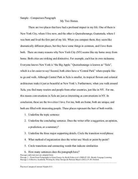 Example of compare & contrast paragraphs(1) Compare And Contrast Essay Examples, Compare And Contrast Paragraph, Compare And Contrast Examples, Contrast Examples, Comparative Essay Example, Comparative Essay, Compare And Contrast Essay, Shakespeare's Sonnets, Writing Rules