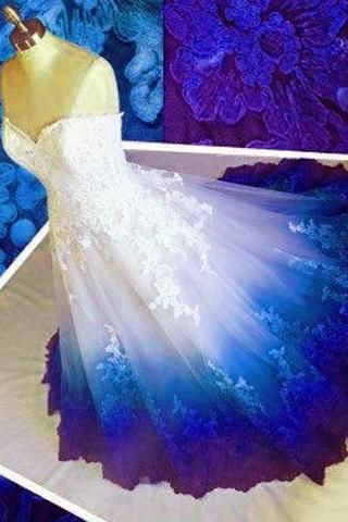 Mermaid Lace Sweetheart Elegant Bridal Long Wedding Dresses, Boho Brid – Simibridaldresses Wedding Dress With Purple And Teal Accents, Prom Dresses Strapless, Dress With Applique, Popular Prom Dresses, Ombre Prom Dresses, White Bridal Dresses, Strapless Evening Dress, Formal Ball Gown, 파티 드레스