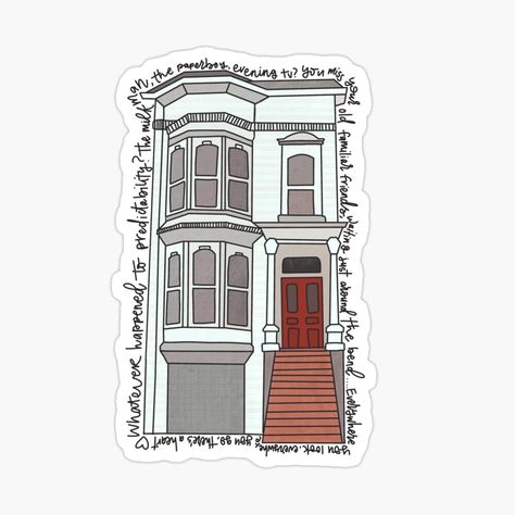 Whatever happened to predictability? Throw it back to the 90s with a Full House sticker! Full House Tattoo, Full House Tattoo Ideas, Full House Stickers, Famous Song Quotes, Full House House, Ful House, Painted Lady House, Movies Stickers, Full House Tv Show