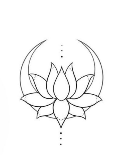 Lotus Coloring Page, Colorful Lotus Flower Tattoo, Draw Lotus Flower, Lotus Flower Henna, Lotus Flower Outline, Simple Lotus Tattoo, Lotusblume Tattoo, Lotus Flower Drawing, Lotus Flower Tattoo Design