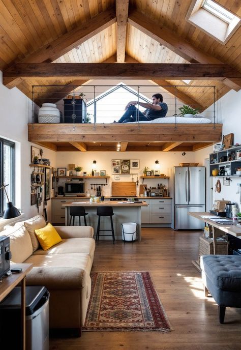 Small Barn House Cow Shed Conversion, Small Barn Conversion Interiors, Barn Apartment Interior, Mini Barn House, Barn Converted To House, Small Barn Conversion, Shed To House Conversion, Converted Barns, Small Barn Home