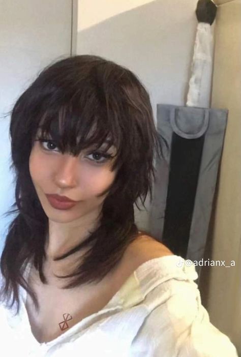 Berserk Casca, Hair Cut Guide, Goth Hair, Image Swag, Girl Haircuts, Aesthetic People, Hair Reference, Hair Inspo, Cute Hairstyles